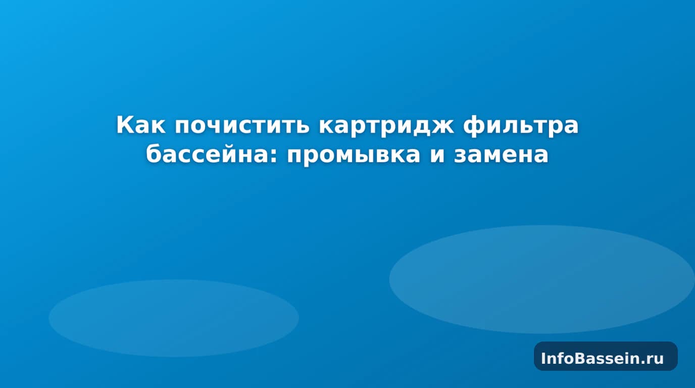 Промывка картриджа фильтра каркасного бассейна Промывка картриджа фильтра каркасного бассейна